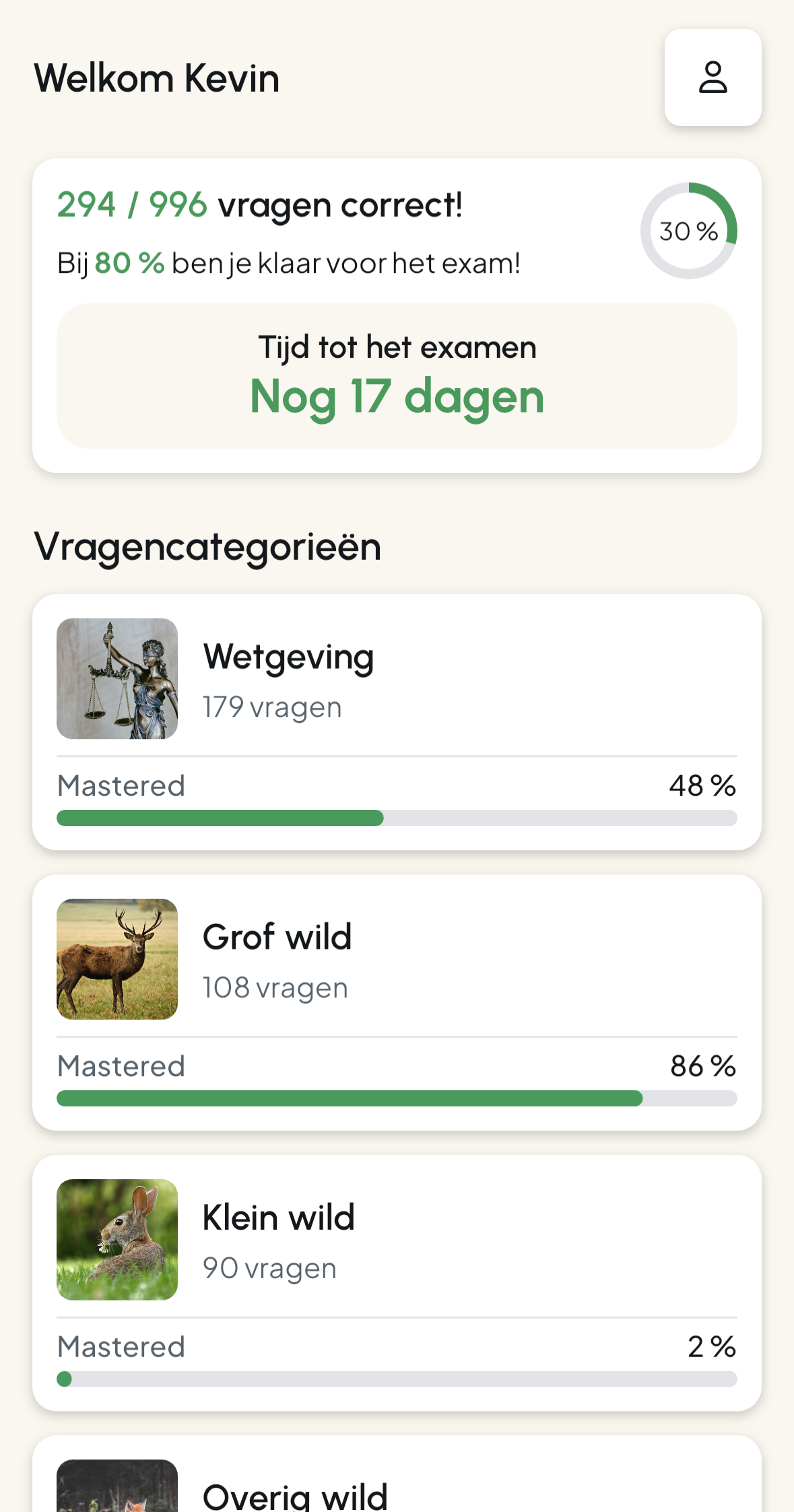 WildWijs Categorie Overzicht